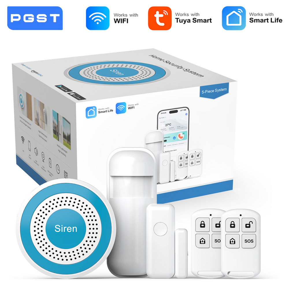 Diy Home Automation System - PGST WiFi Smart Life Alarm Security