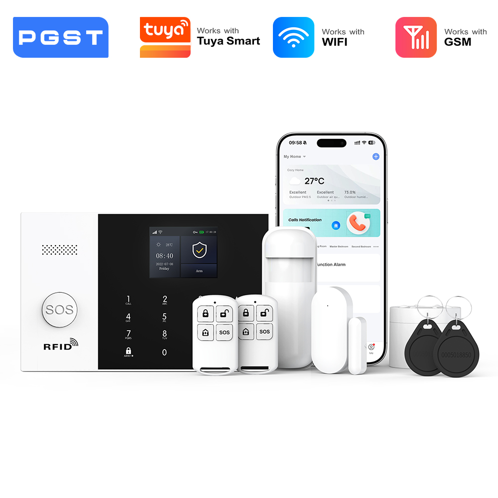 Diy Home Automation System - نظام إنذار منزلي ذكي من PGST