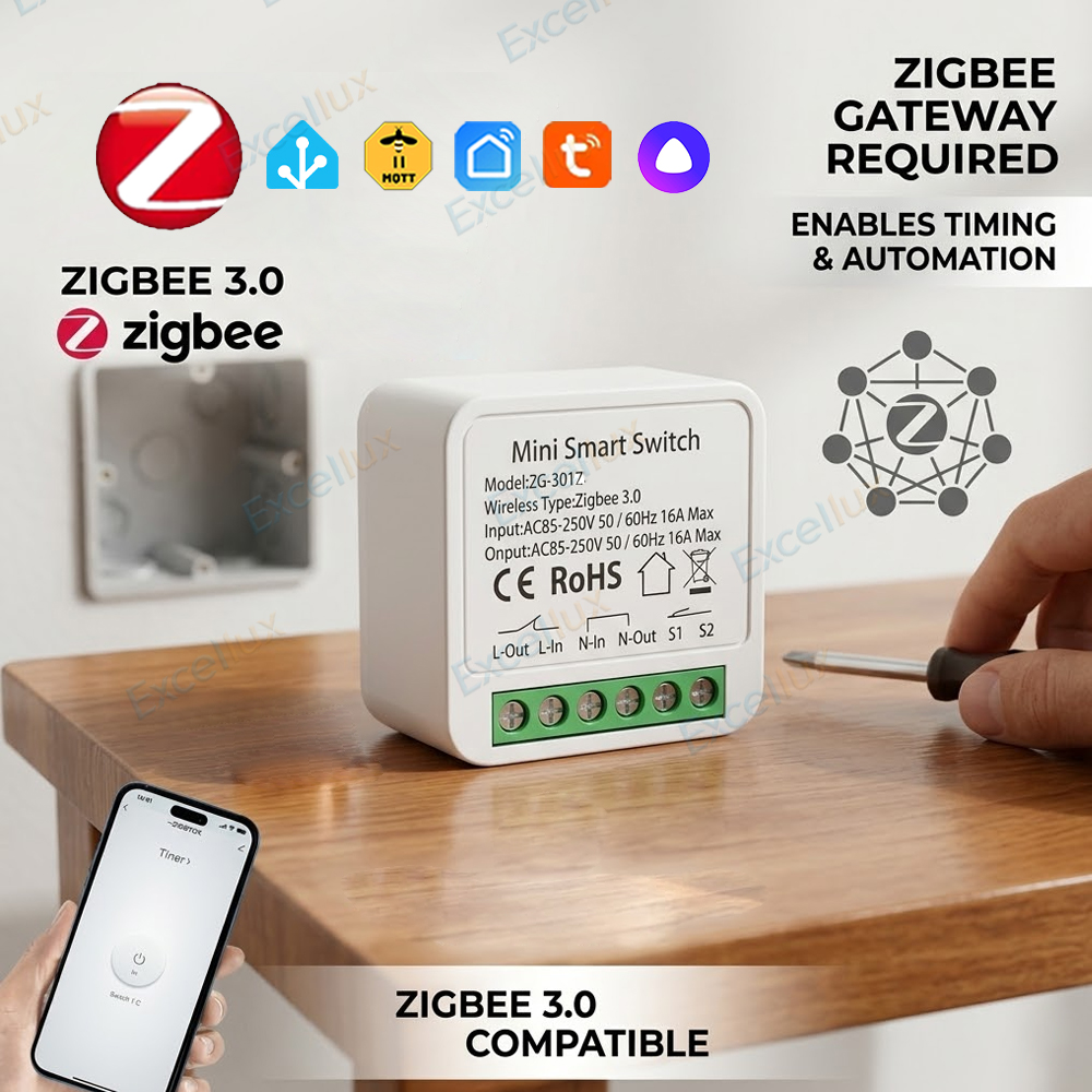 Smart Home Automation Diy - مفتاح ذكي صغير 16 أمبير بتقنية