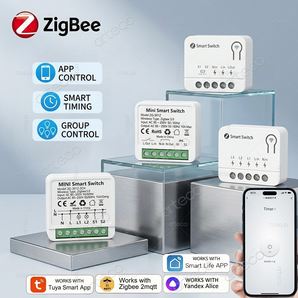 Smart Home Automation Diy - وحدة مفتاح ذكي صغيرة من تويا