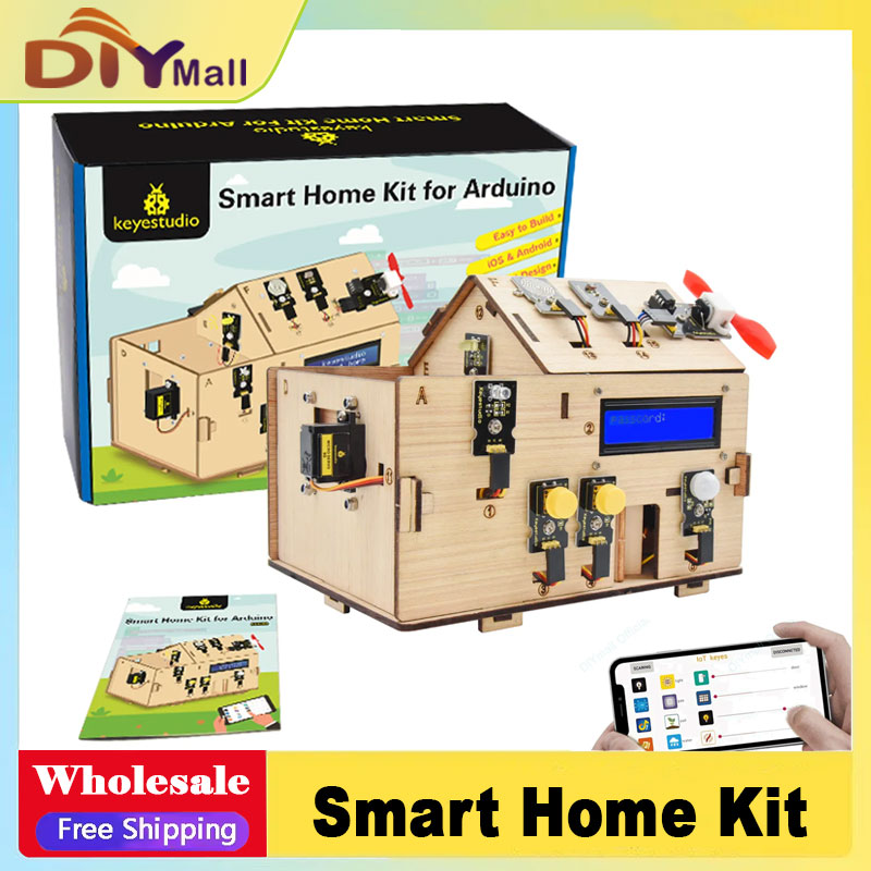 Keyestudio Smart IoT Home Kit  - مراجعة Smart Home Automation Diy وسعره