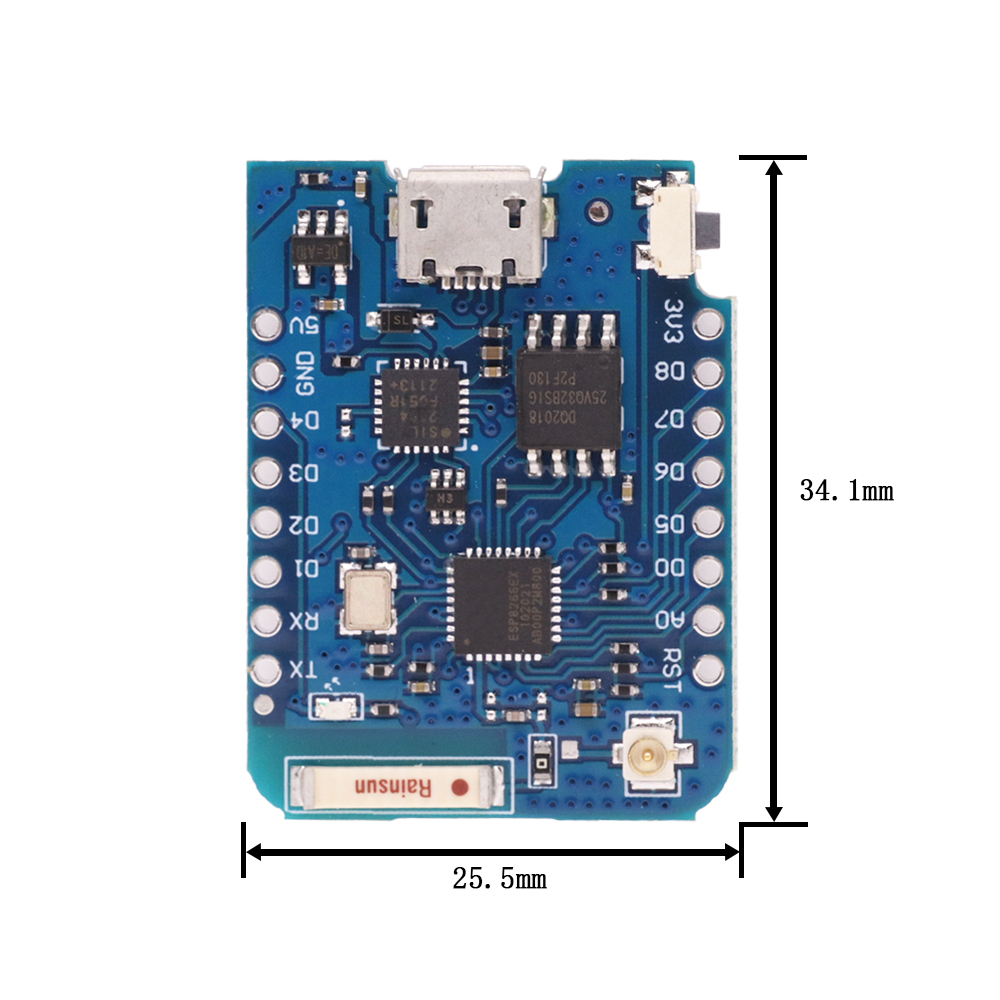 WeMos-D1 لوحة تطوير صغيرة برو  - مراجعة Esp8266 Nodemcu Board وسعره