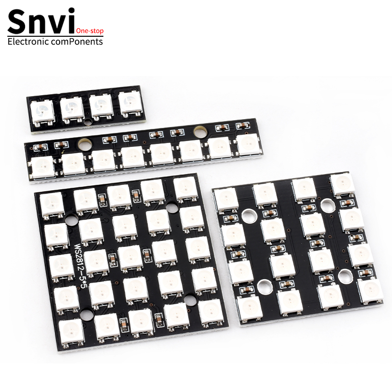 جديد WS2812 LED 5050 RGB 8x8 L - مراجعة Rgb Led Matrix 8X8 وسعره