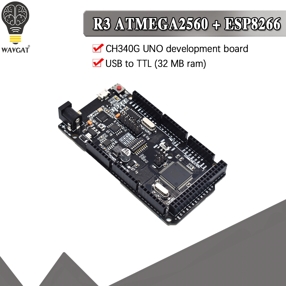 Mega2560 + WiFi R3 ATmega2560  - مراجعة Esp8266 Nodemcu Board وسعره
