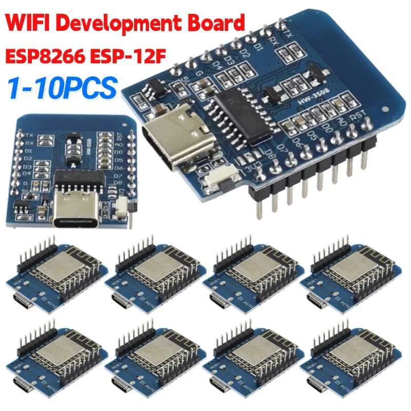 1-10 قطعة ESP8266 ESP-12F D1 ل - مراجعة Esp8266 Nodemcu Board وسعره